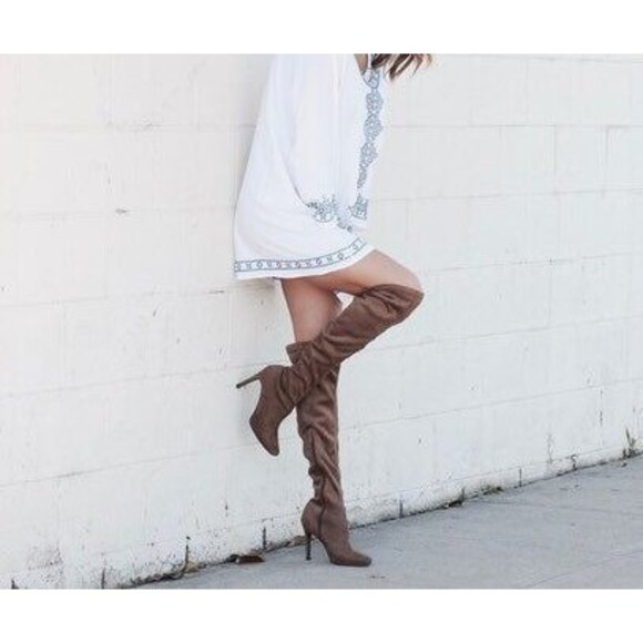 New With Tags Suede Over the Knee boots - Picture 6 of 7